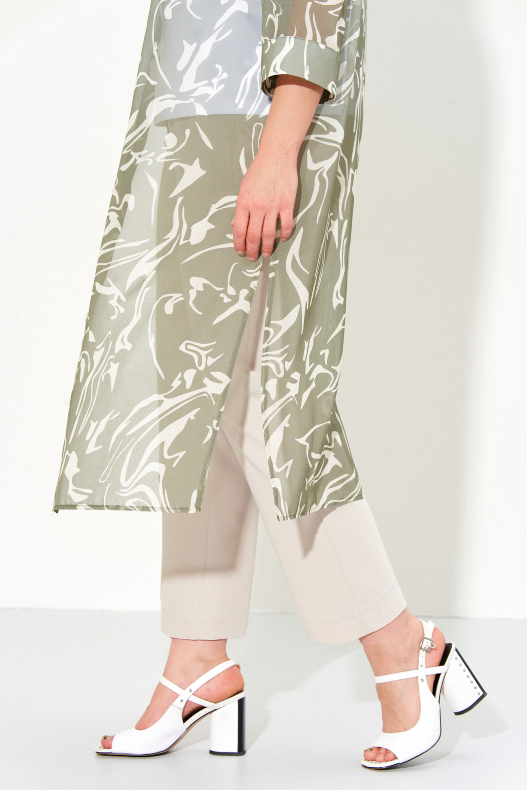 Костюм Ива 1473 хаки - фото 4