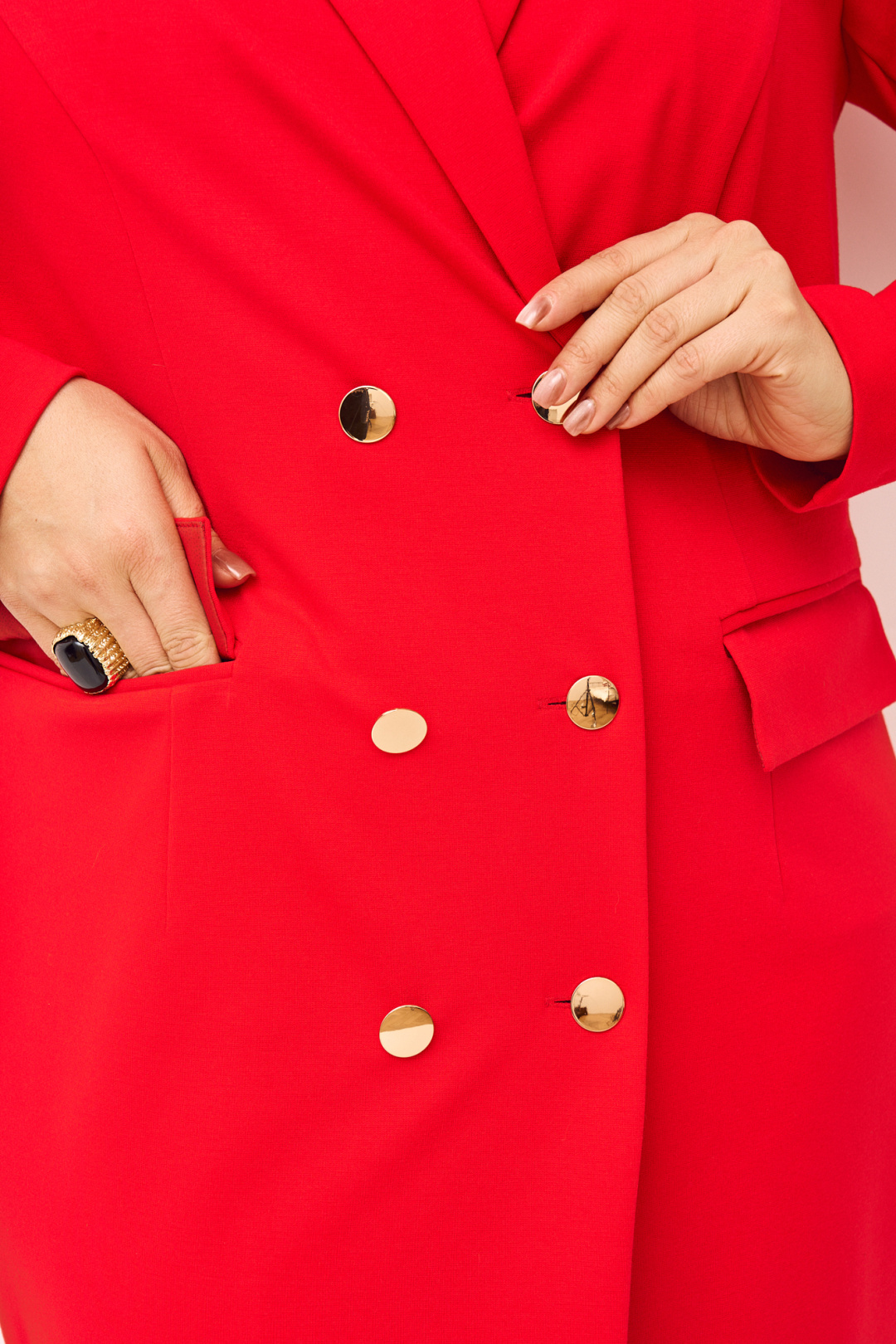 Платье Ива 1533 красный - фото 6