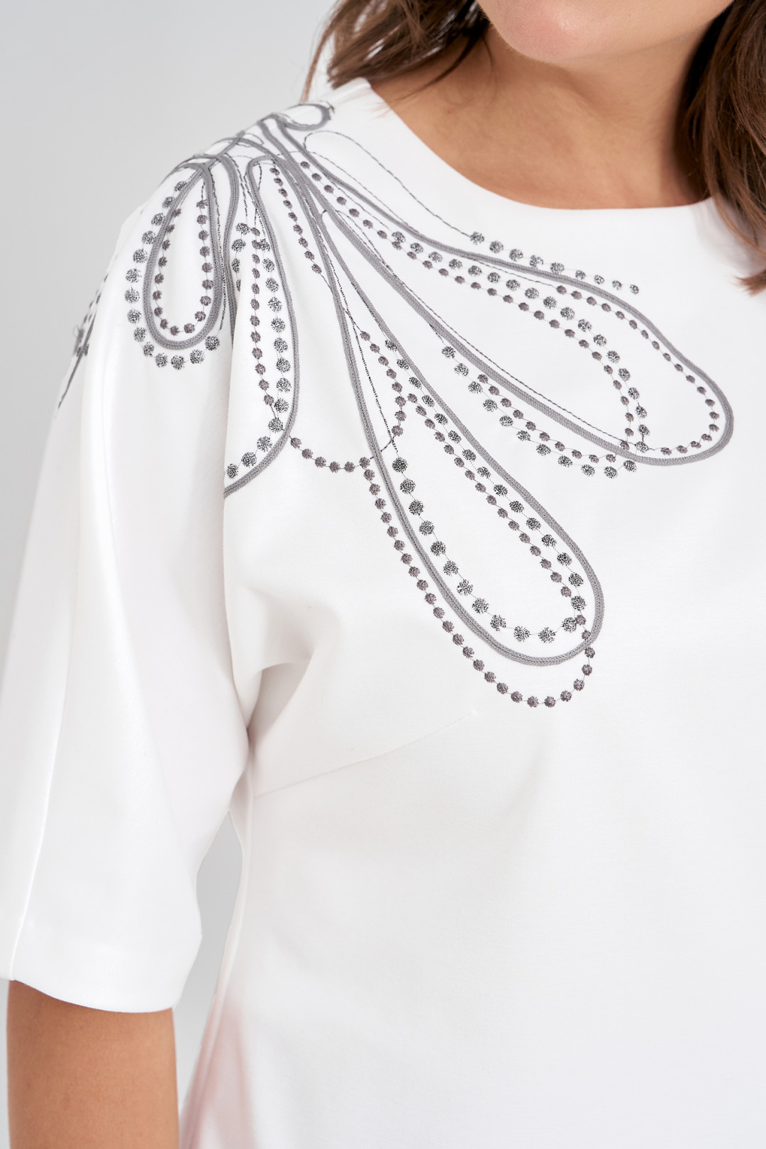 Костюм Ива 1544 молочный - фото 2