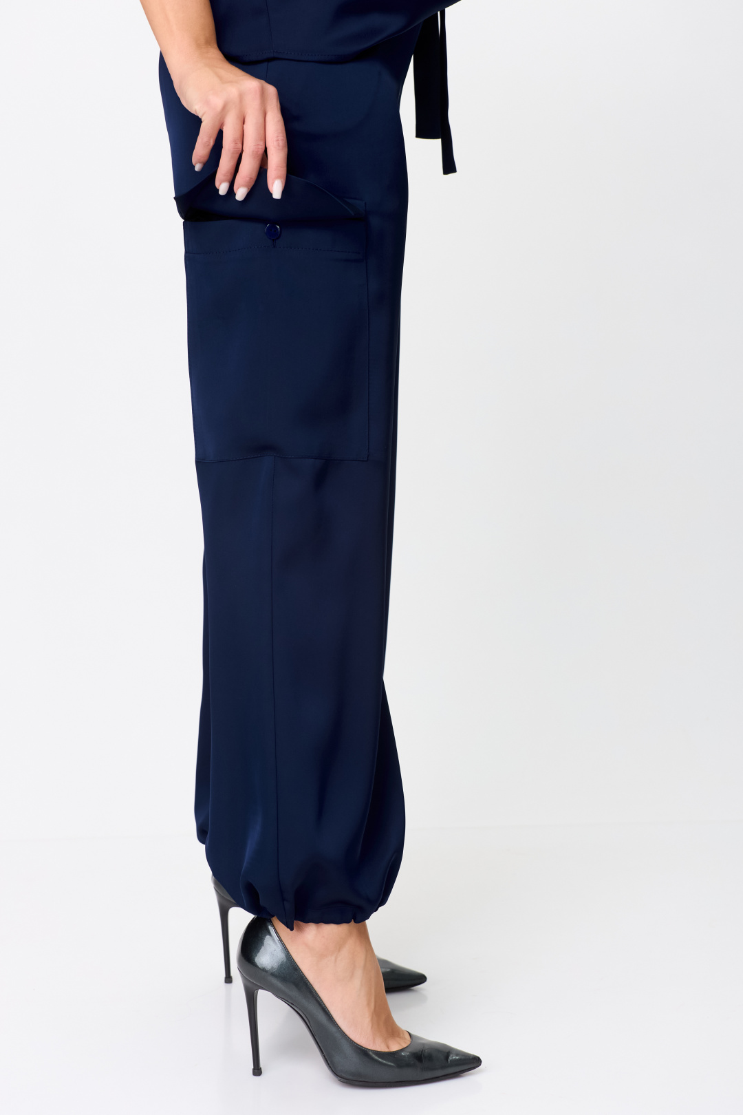 Костюм Карина Делюкс 1295-1 темно-синий - фото 6