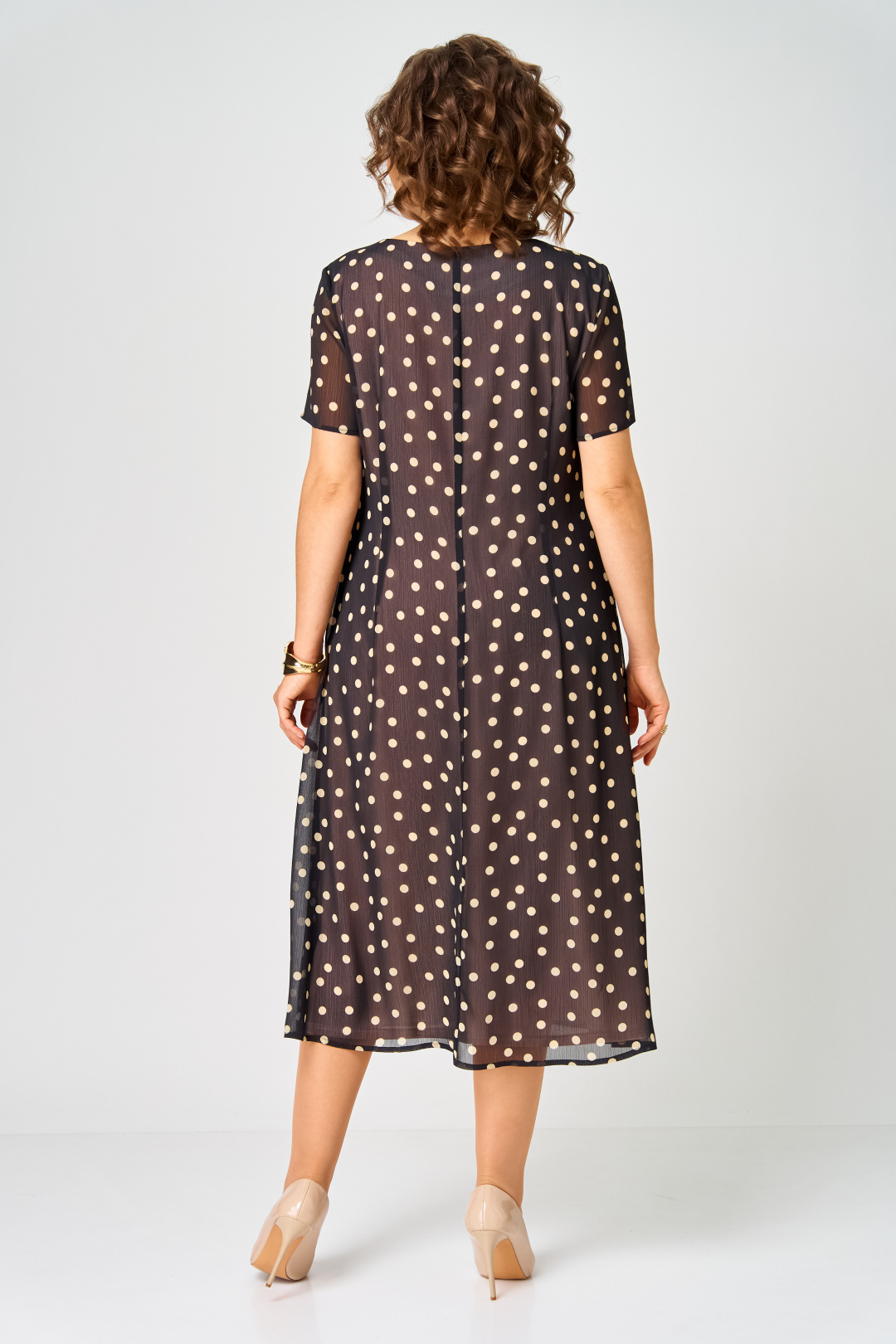 Костюм Карина Делюкс 1381 черно-бежевый - фото 5