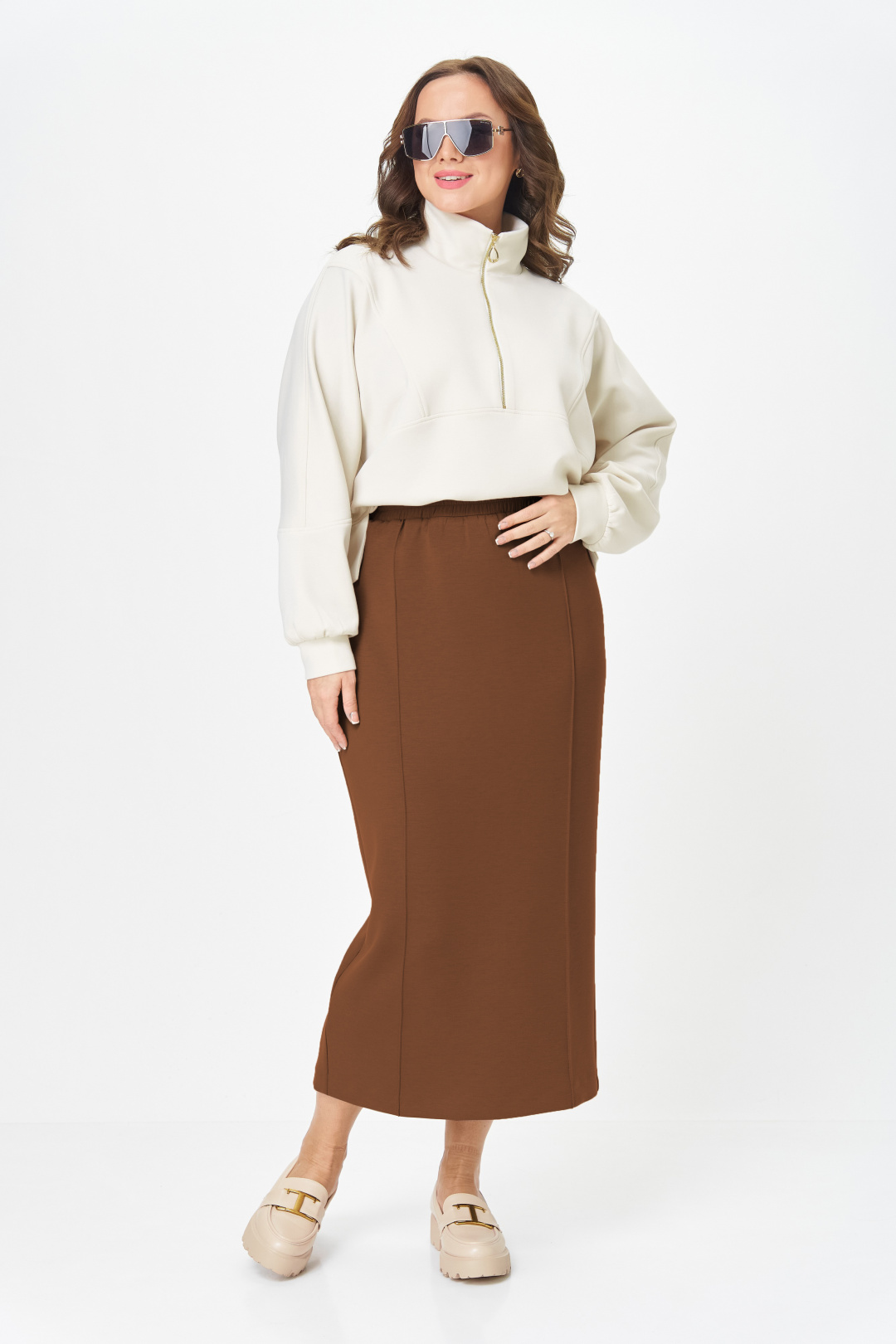 Костюм Карина Делюкс 1394 корица - фото 1