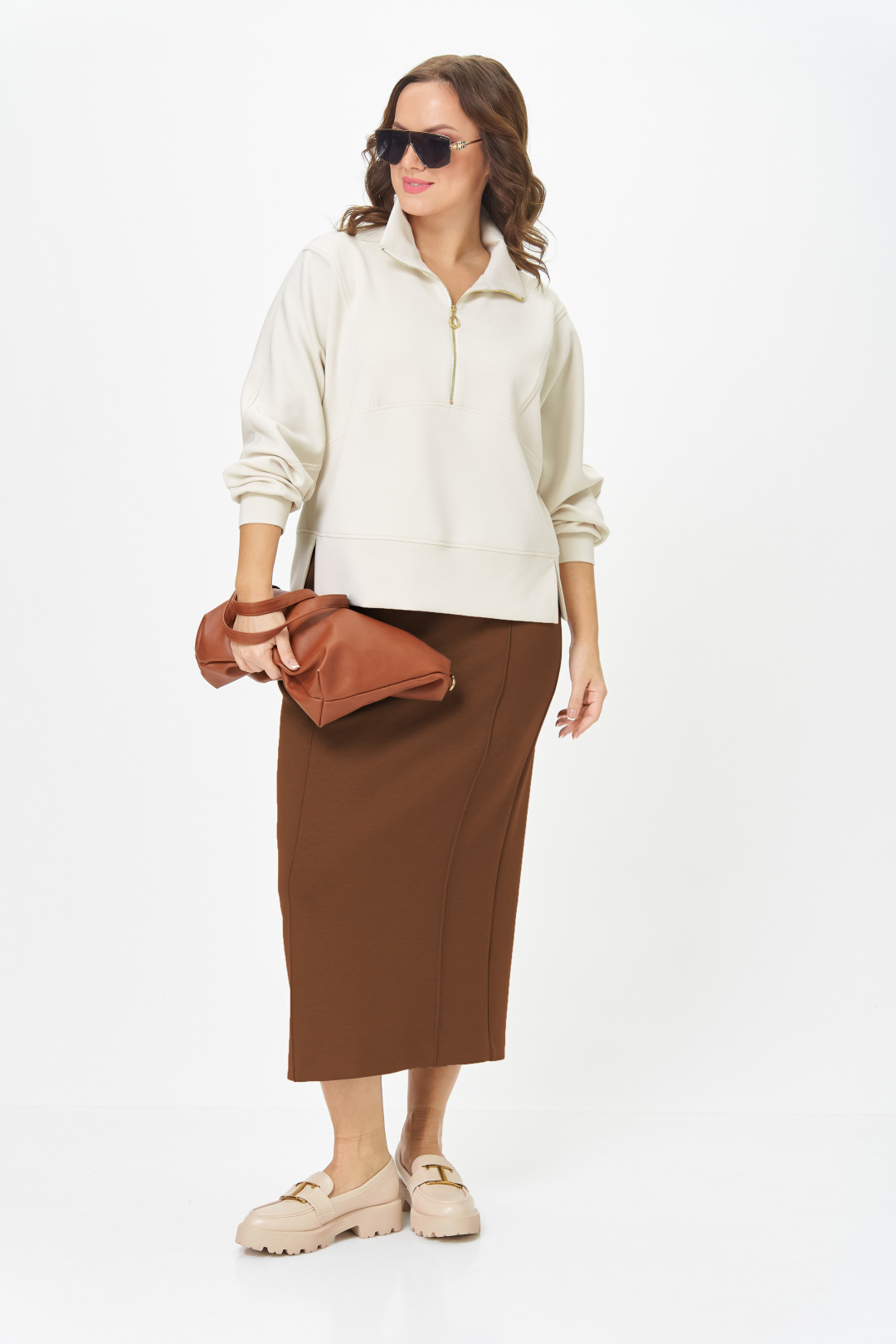 Костюм Карина Делюкс 1394 корица - фото 3