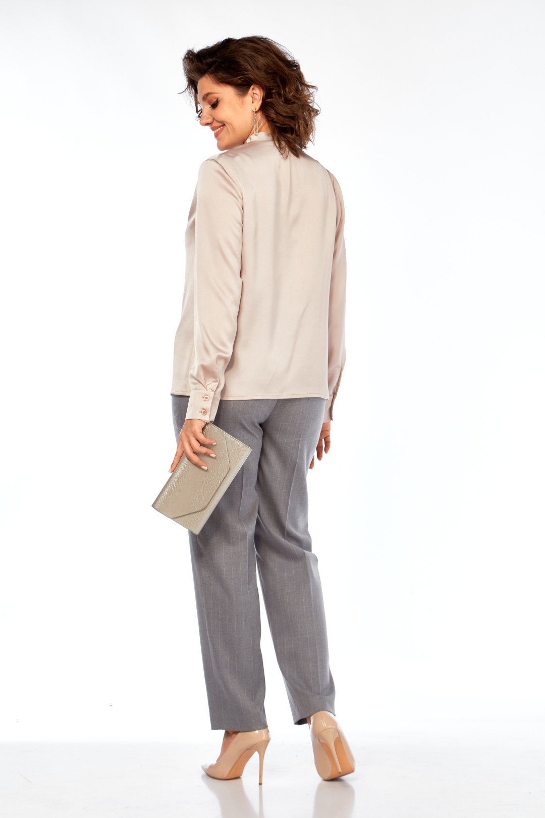 Блузка KAUHANKA 027 бежевый - фото 4