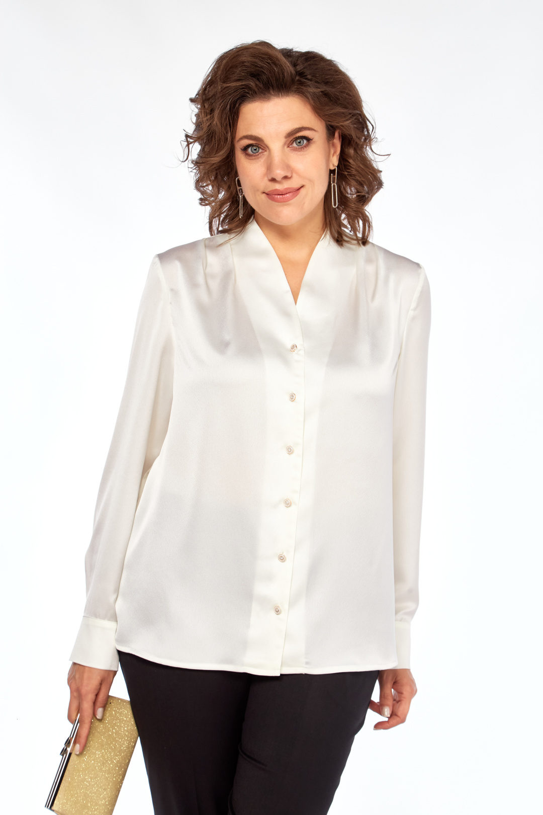 Блузка KAUHANKA 027 молочный - фото 6