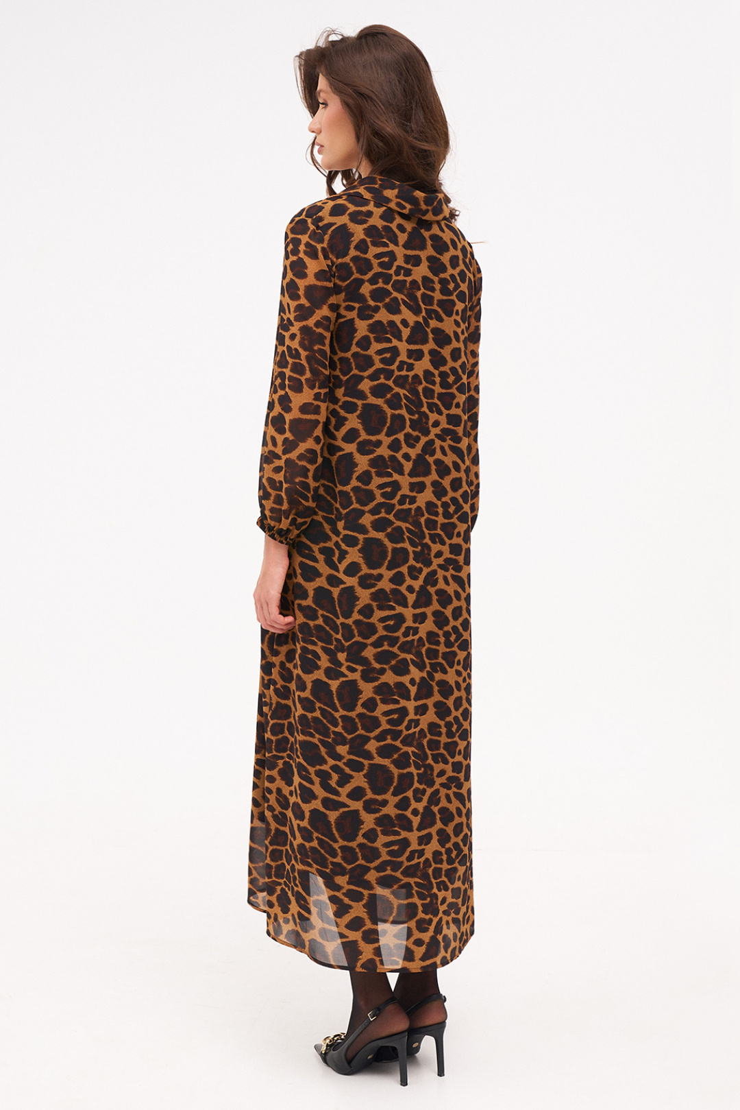 Платье KaVari 1092 леопардовый - фото 4