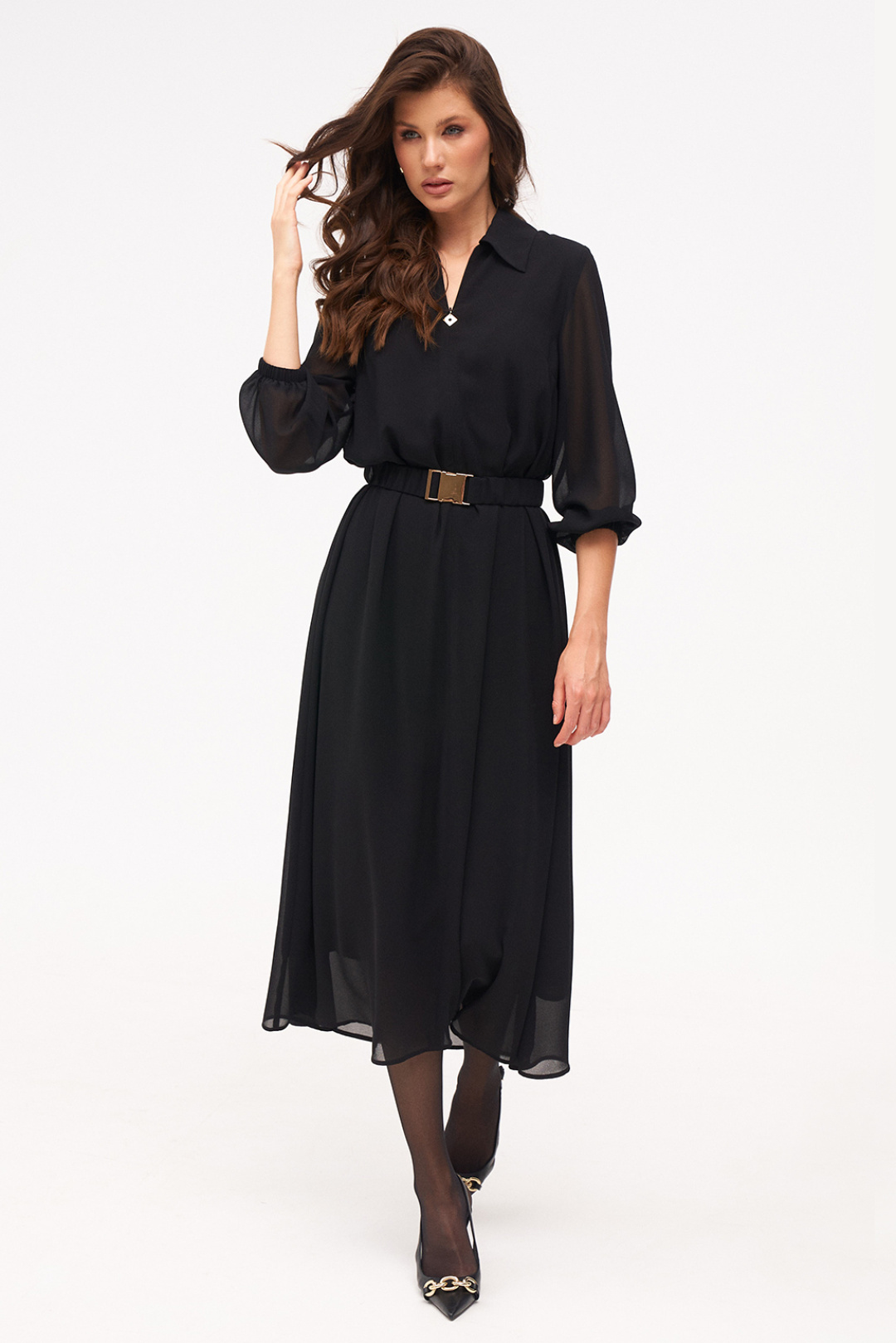 Платье KaVari 1092.1 черный - фото 3