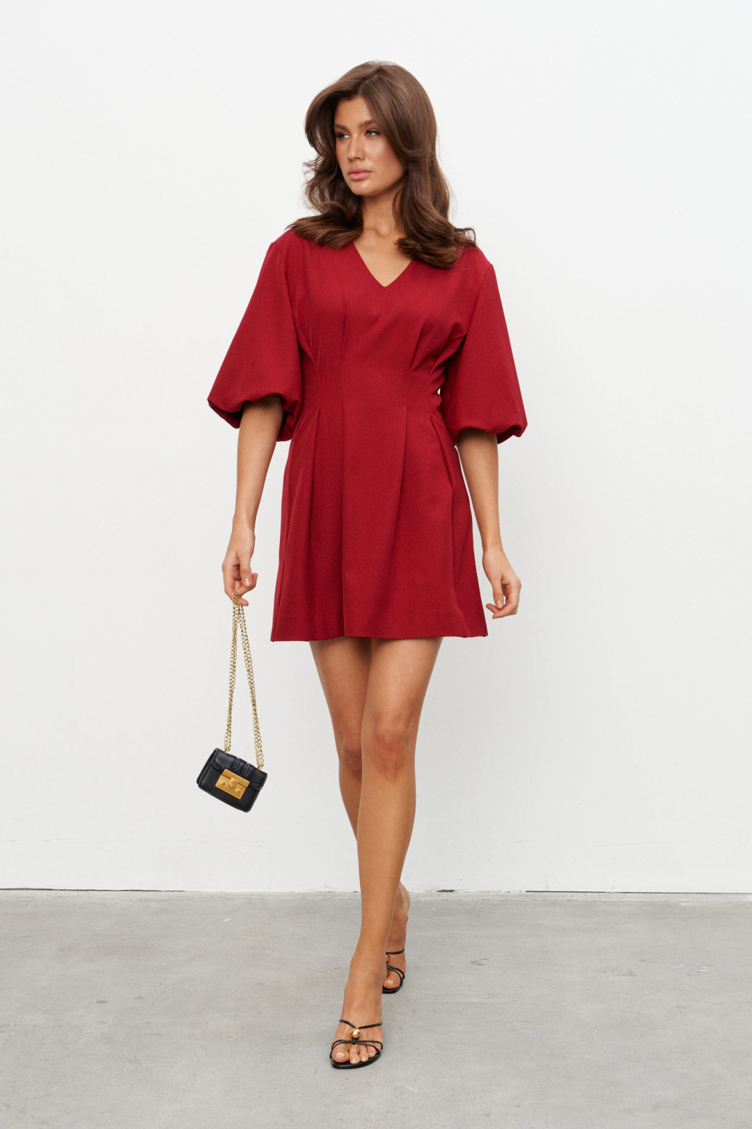 Платье KaVari 1107.1 бургунди