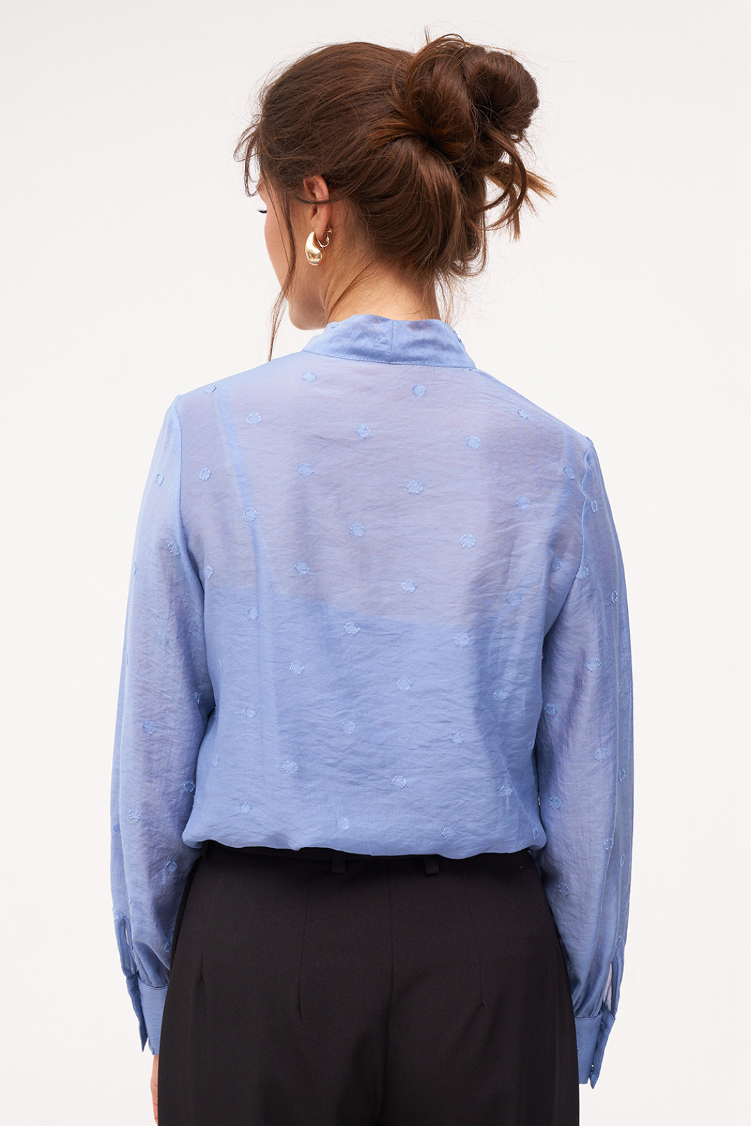 Блузка KaVari 4016 голубой - фото 2
