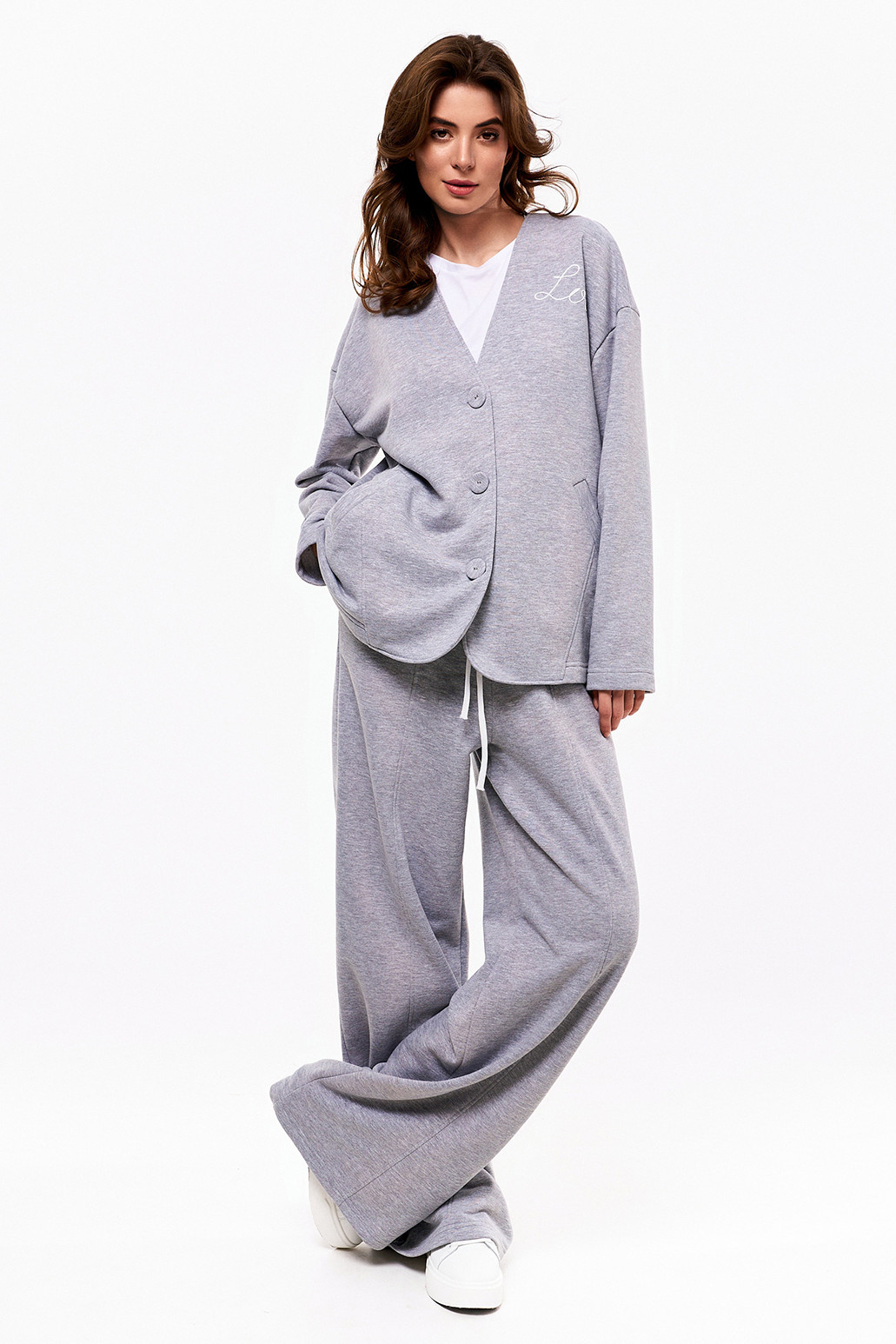 Костюм KaVari 8018.1 серый - фото 4