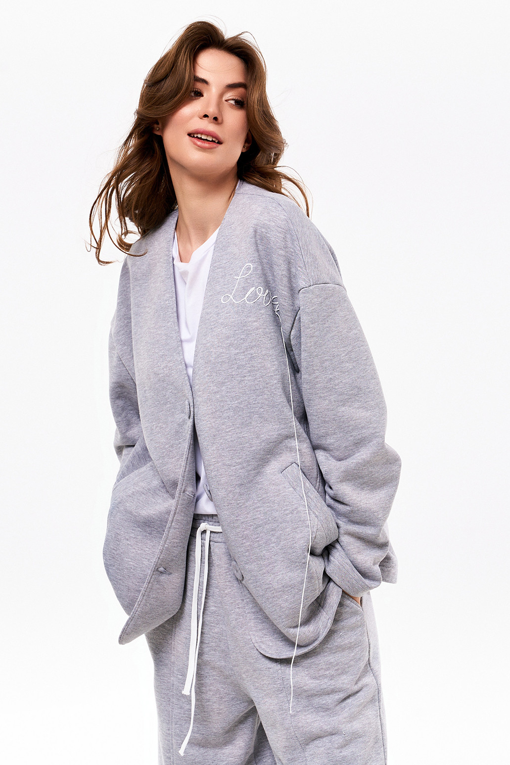 Костюм KaVari 8018.1 серый - фото 5