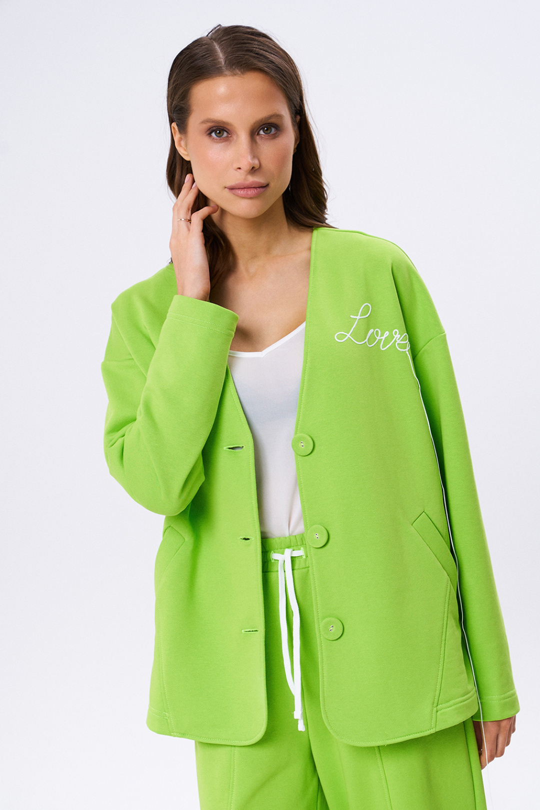 Костюм KaVari 8018.3 салатовый - фото 4