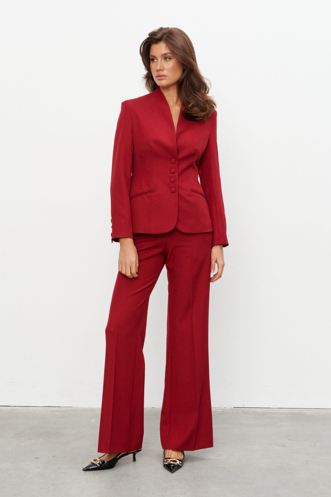 Костюм KaVari 8045.2 бургунди - фото 1