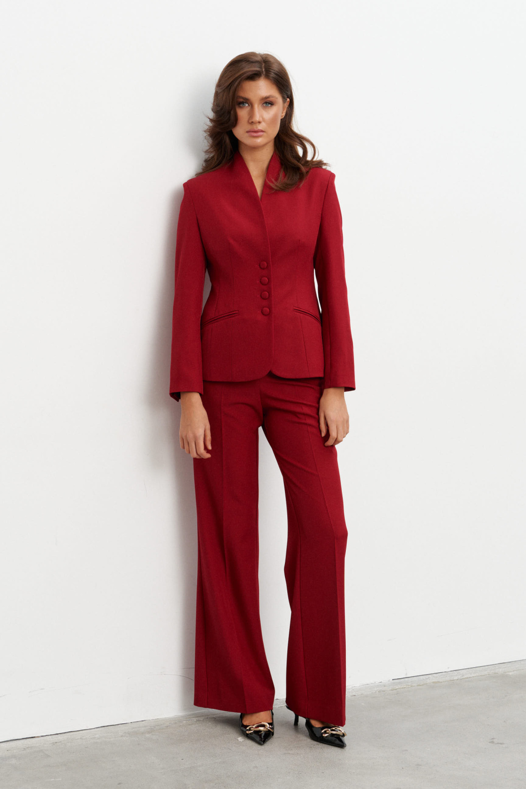 Костюм KaVari 8045.2 бургунди - фото 2