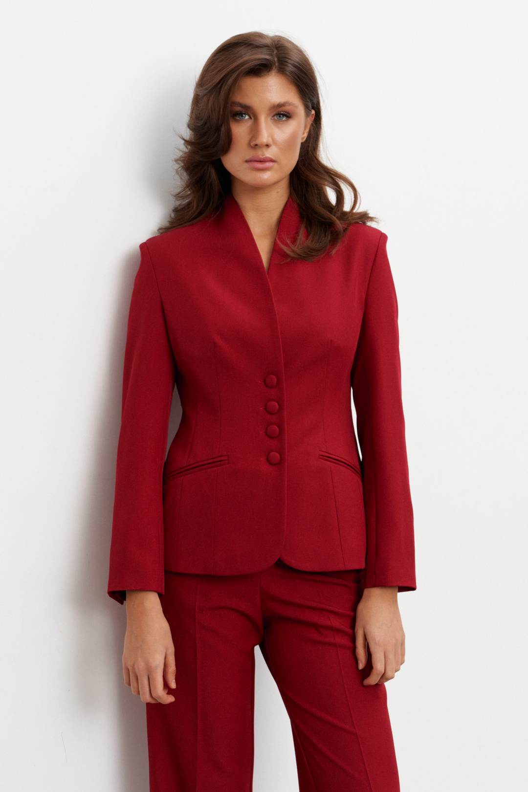 Костюм KaVari 8045.2 бургунди - фото 3