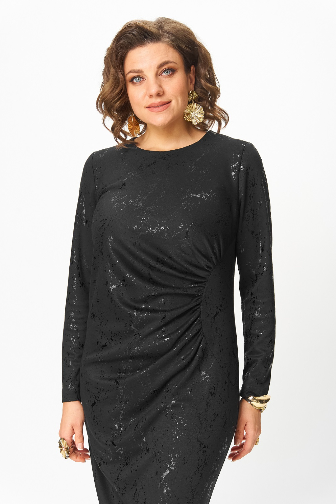 Платье Кокетка и К 1323 черный - фото 6