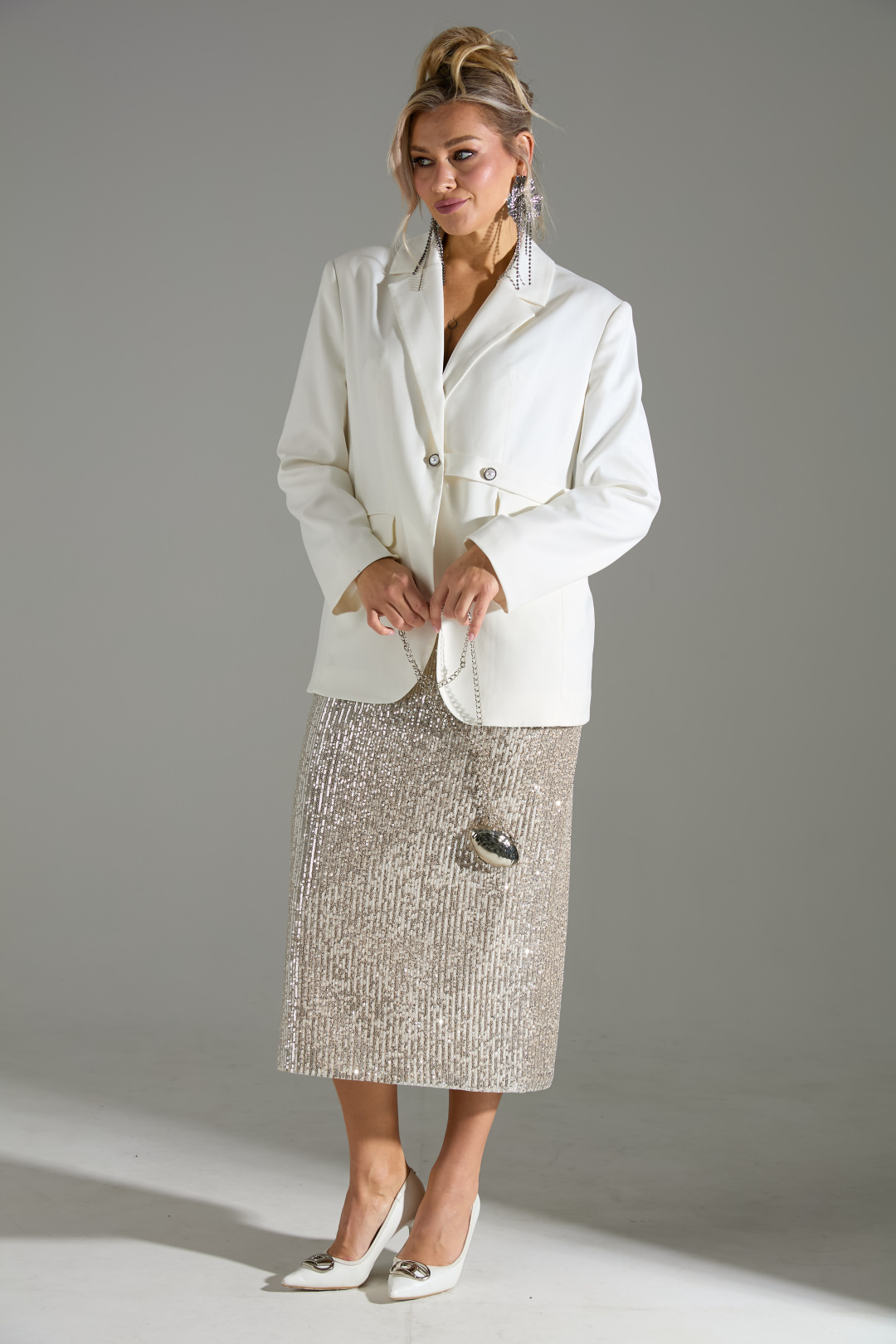 Комплект Лаборатория Моды 4243 белое золото - фото 4