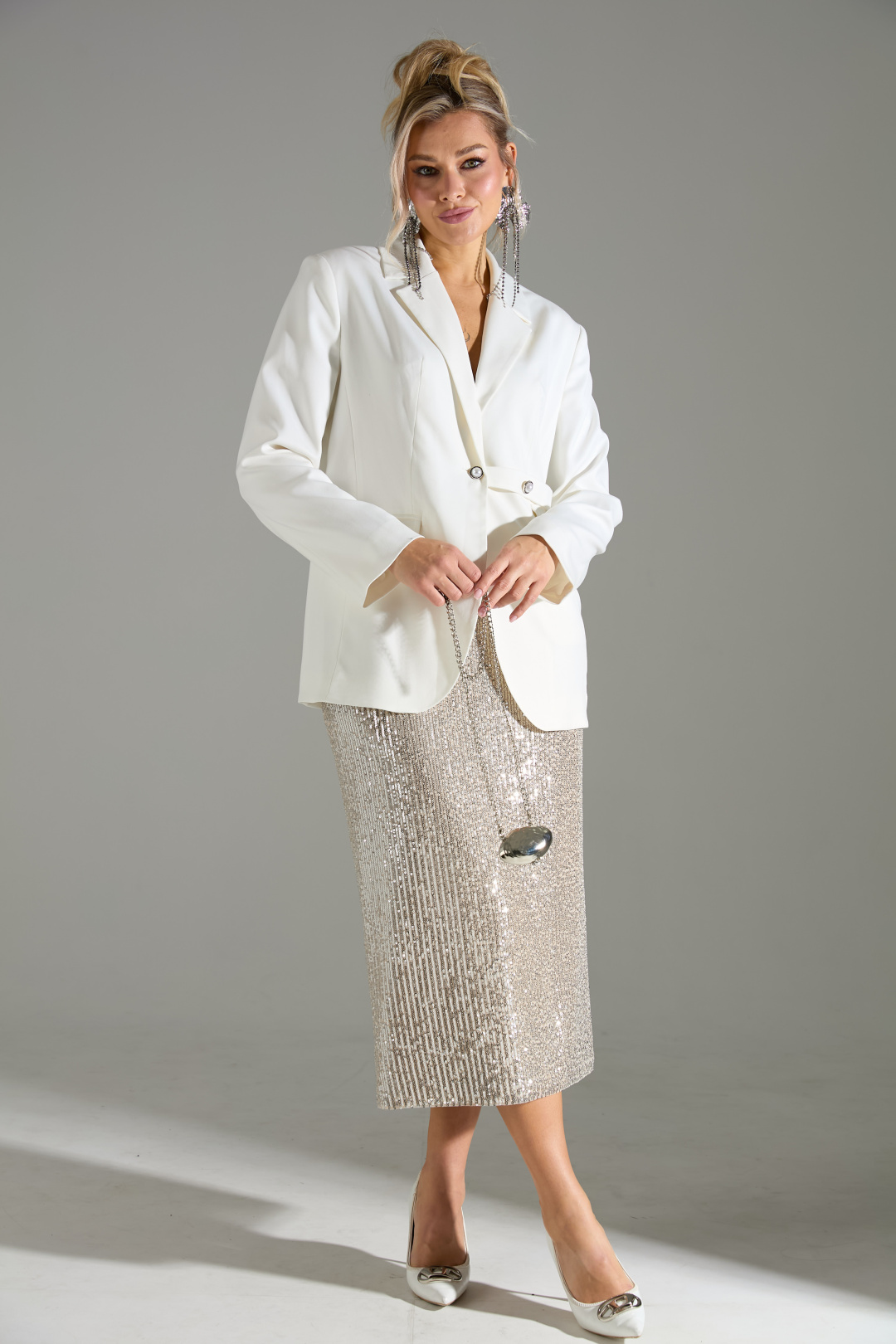 Комплект Лаборатория Моды 4243 белое золото - фото 5