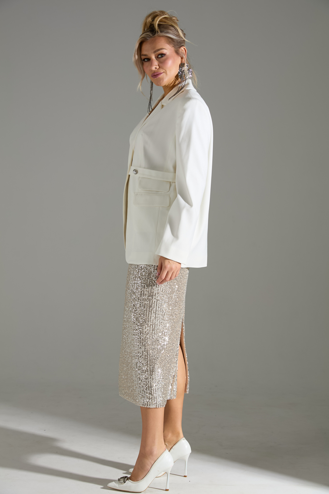 Комплект Лаборатория Моды 4243 белое золото - фото 6