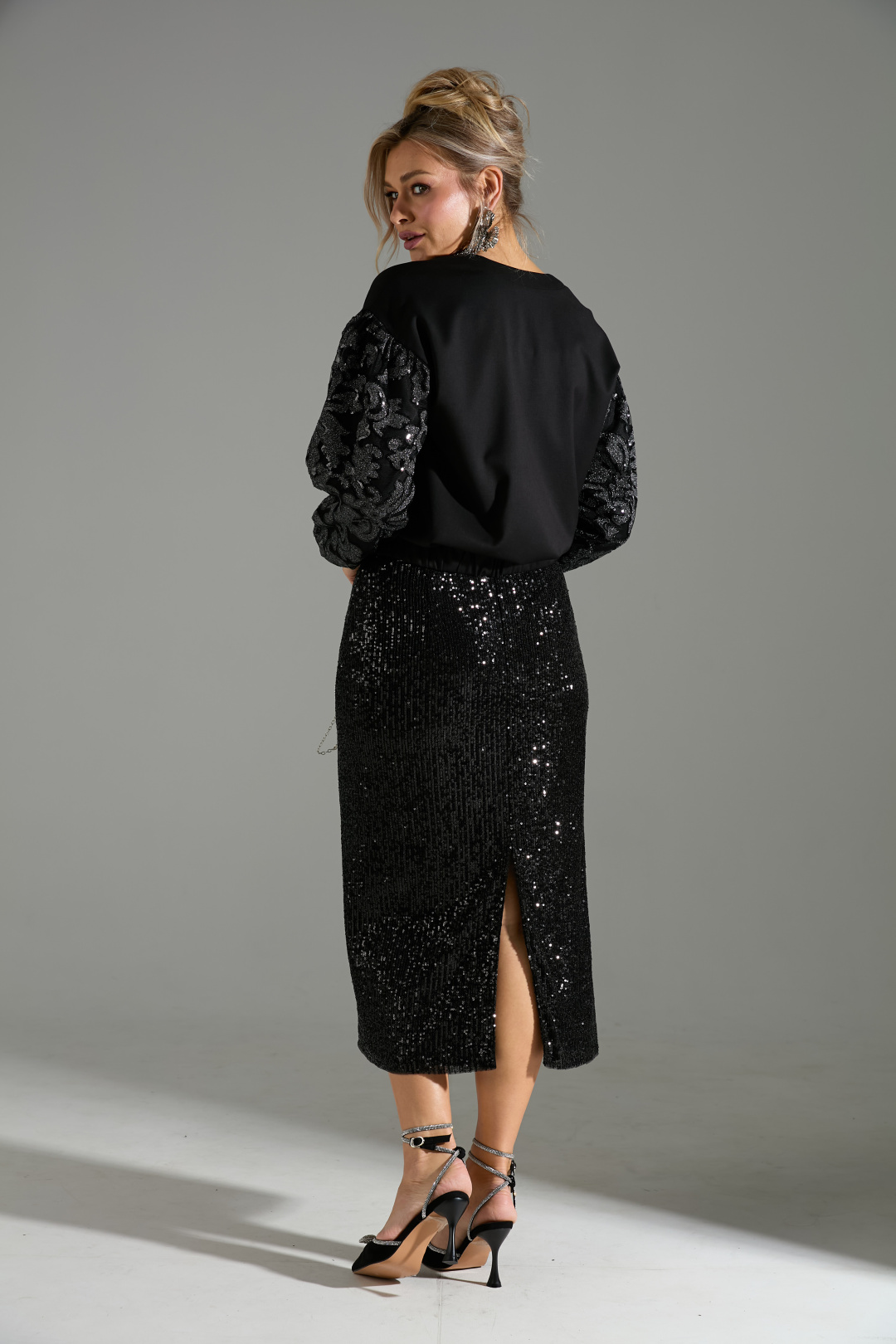 Костюм Лаборатория Моды К 168042 черный - фото 5