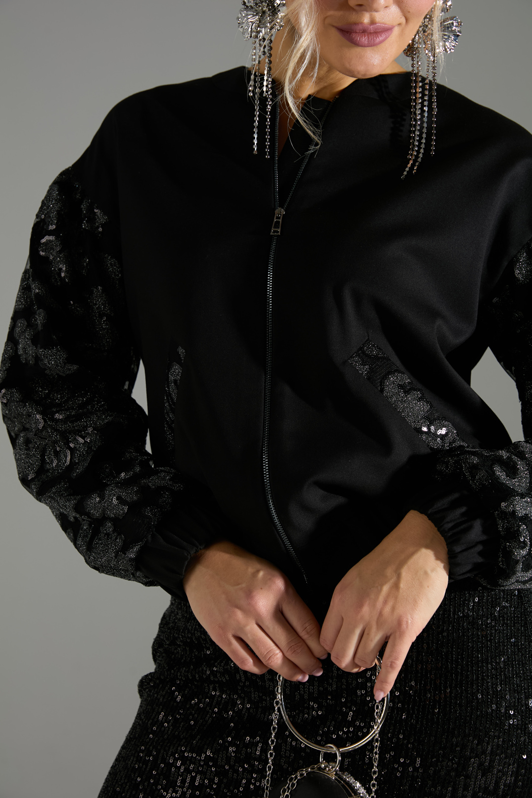 Костюм Лаборатория Моды К 168042 черный - фото 6