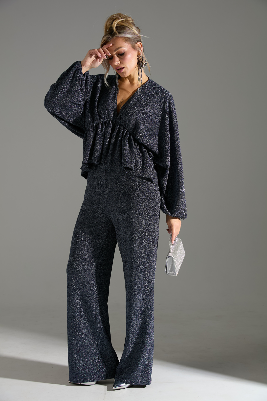 Костюм Лаборатория Моды К 4849 синий - фото 4