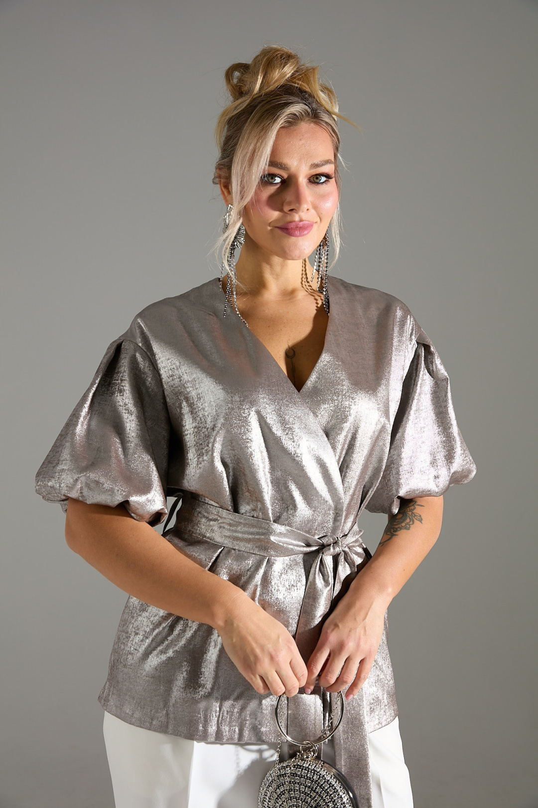 Жакет Лаборатория Моды М 110 бежевый шиммер