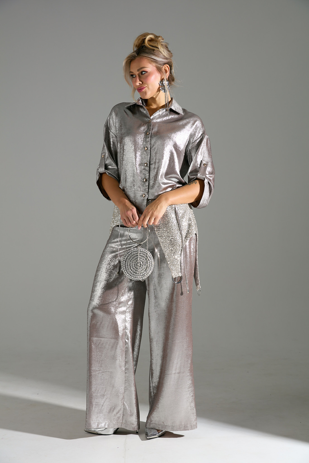 Костюм Лаборатория Моды М 98 бежевый шиммер