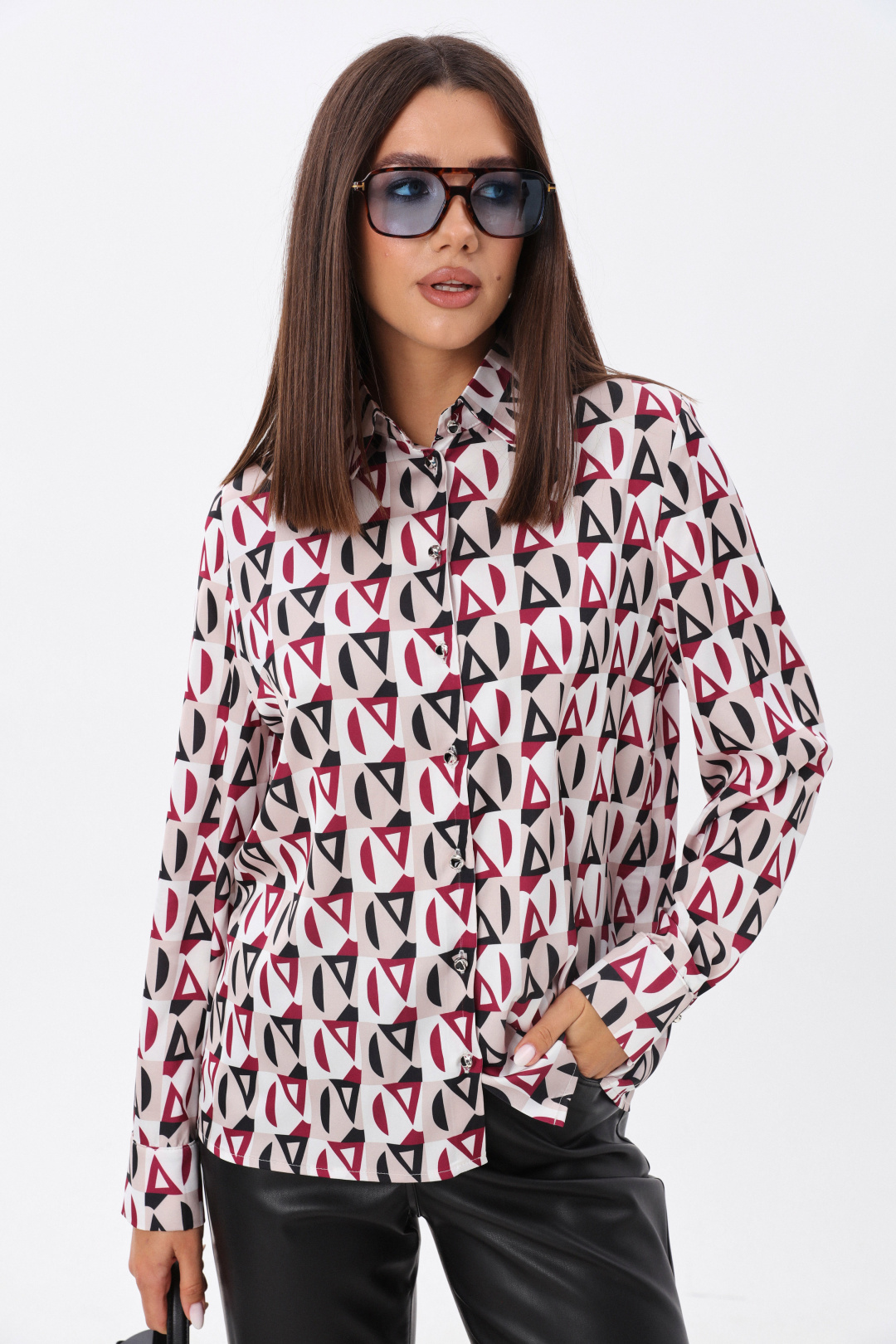 Блузка Лаборатория Моды М10 геометрия - фото 1