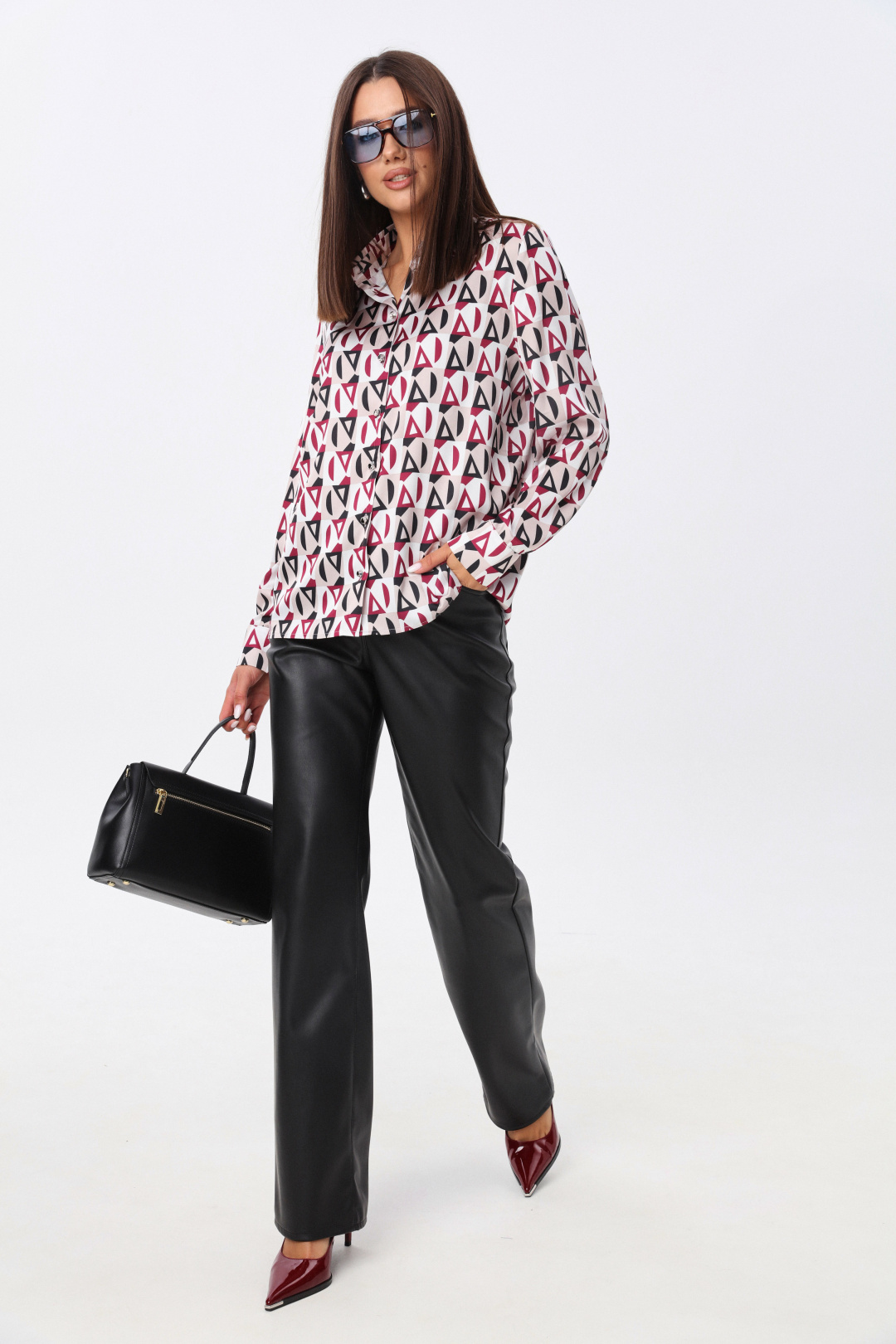 Блузка Лаборатория Моды М10 геометрия - фото 3