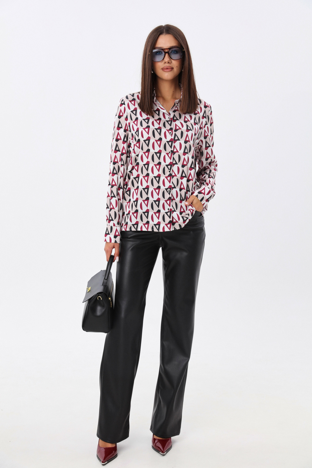 Блузка Лаборатория Моды М10 геометрия - фото 4