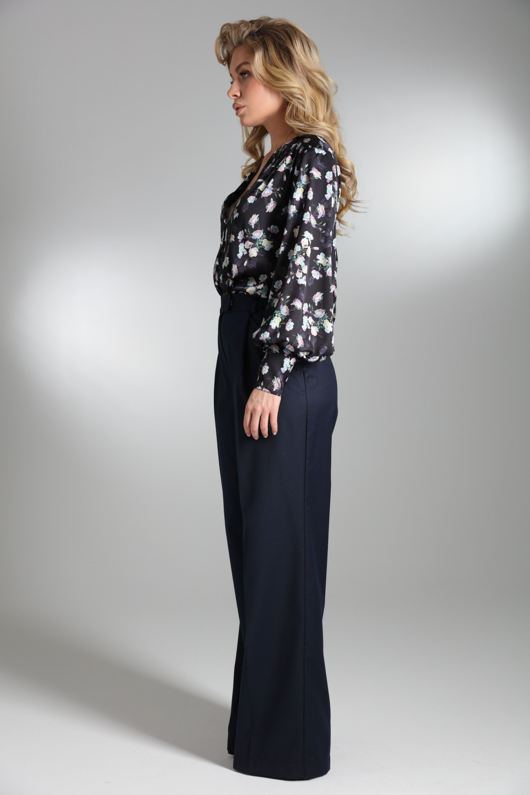 Брюки Лаборатория Моды СК 5393 синий - фото 5