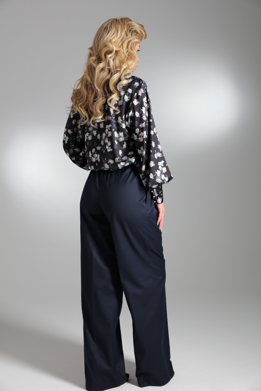 Брюки Лаборатория Моды СК 5393 синий - фото 6