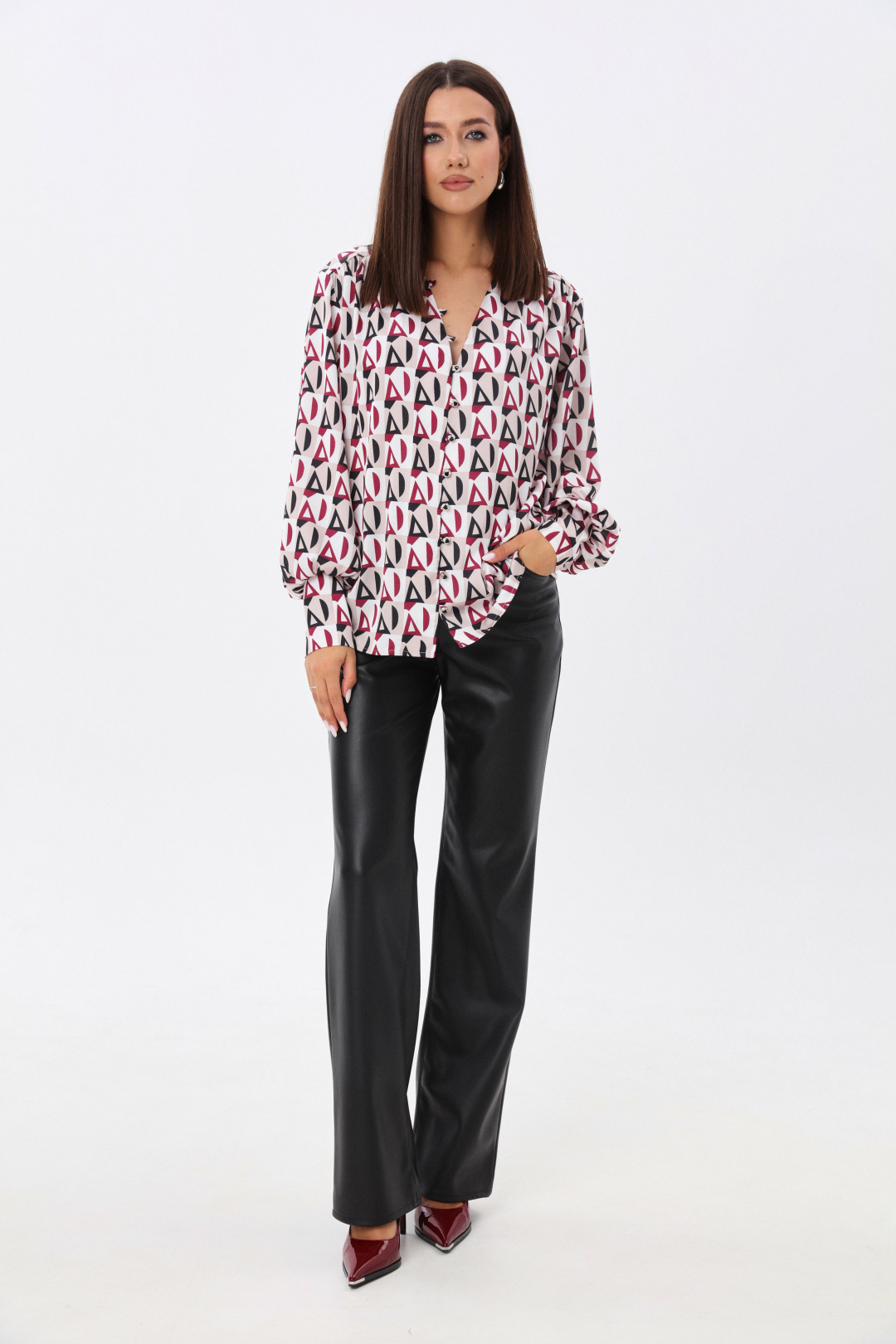 Блузка Лаборатория Моды ВИ 1621 геометрия - фото 2