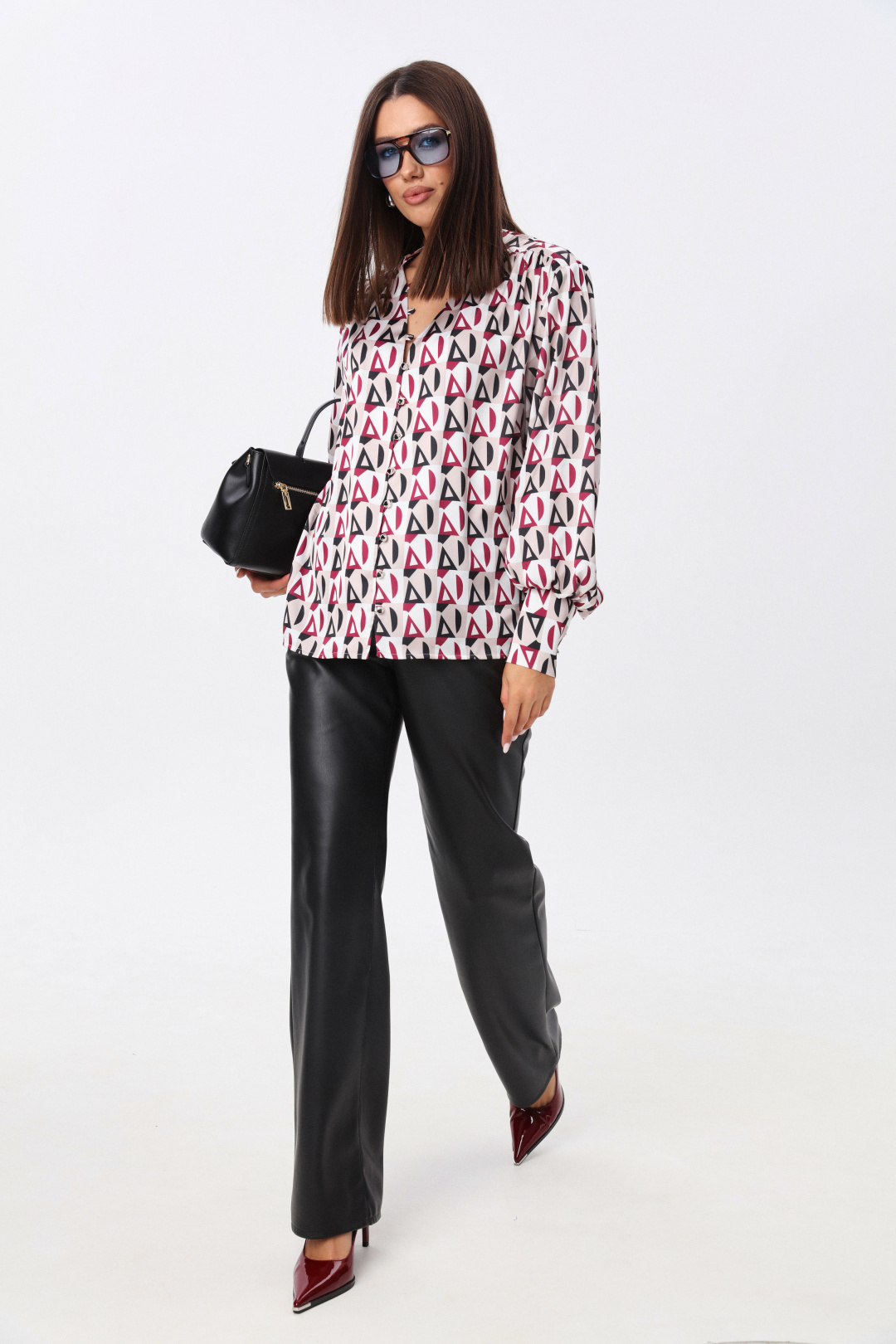 Блузка Лаборатория Моды ВИ 1621 геометрия - фото 4