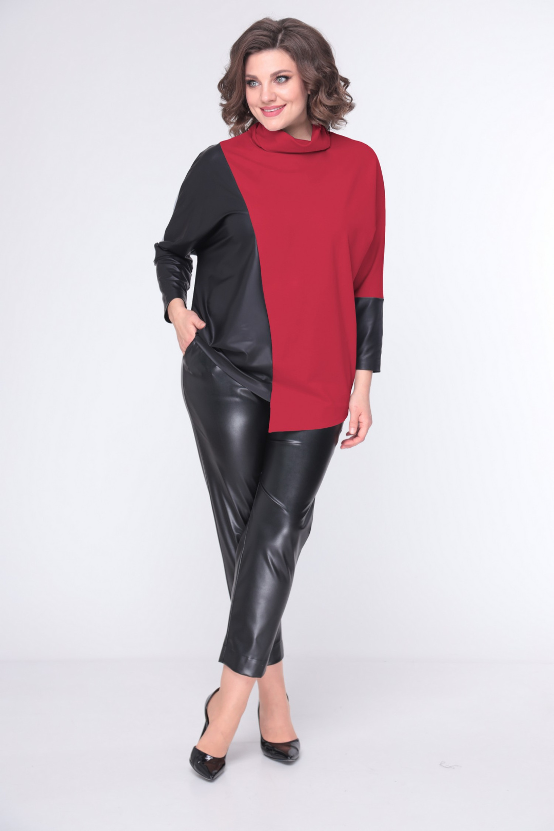 Костюм ЛадисЛайн 1520 красный+черный