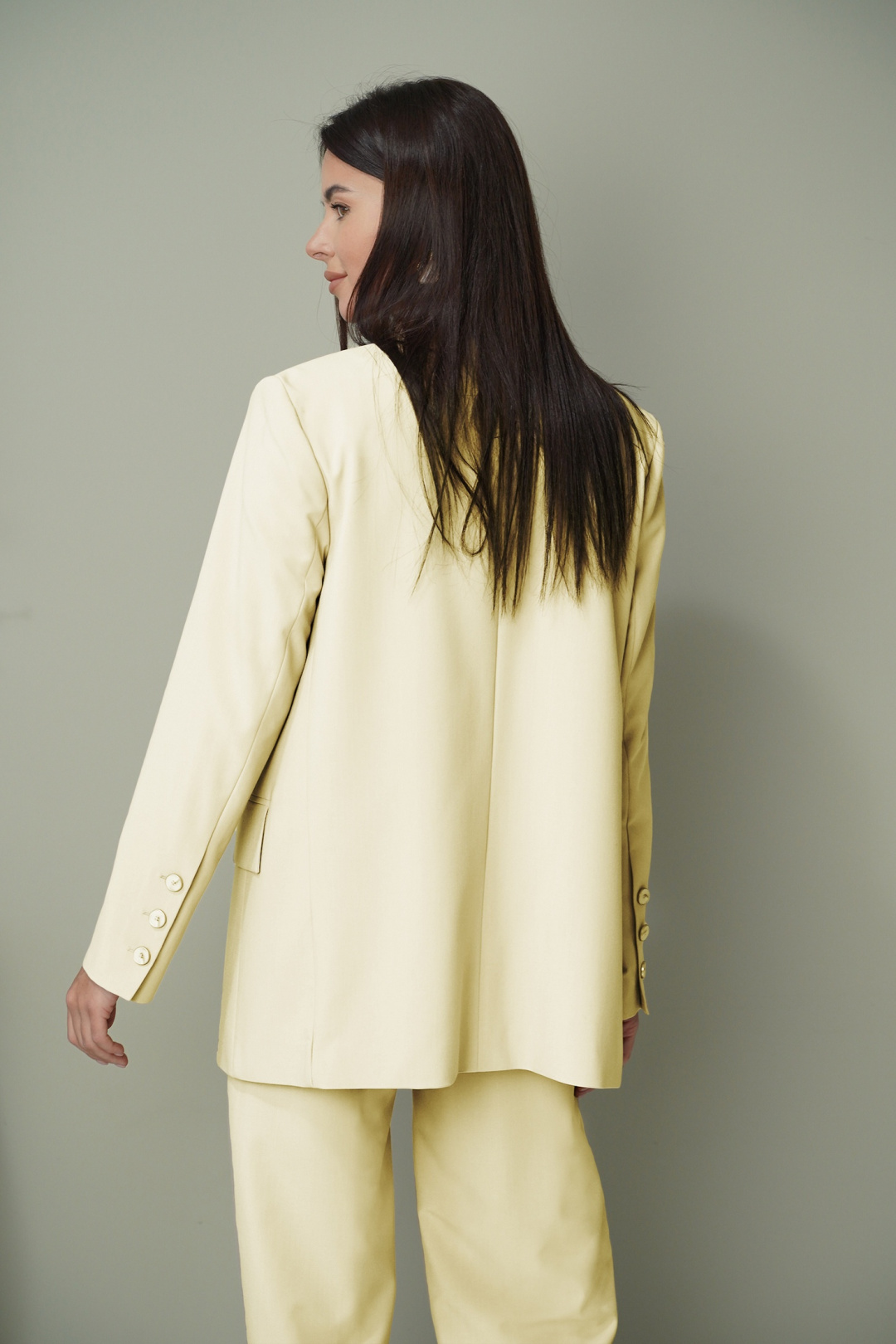 Костюм ЛадисЛайн 1585-1 лимонно-кремовый - фото 2