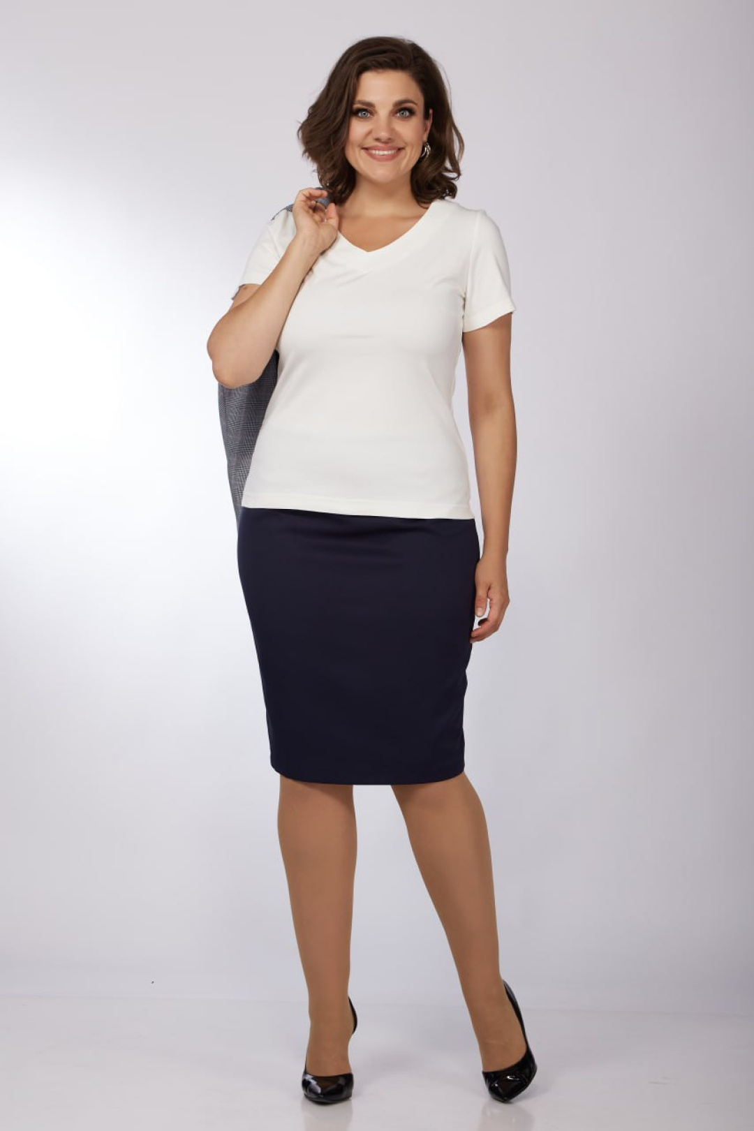 Костюм LadySecret 1627-1 клетка + синий - фото 4