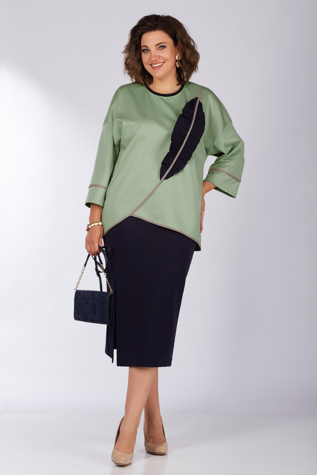 Костюм LadySecret 1631 синий+фисташка - фото 1