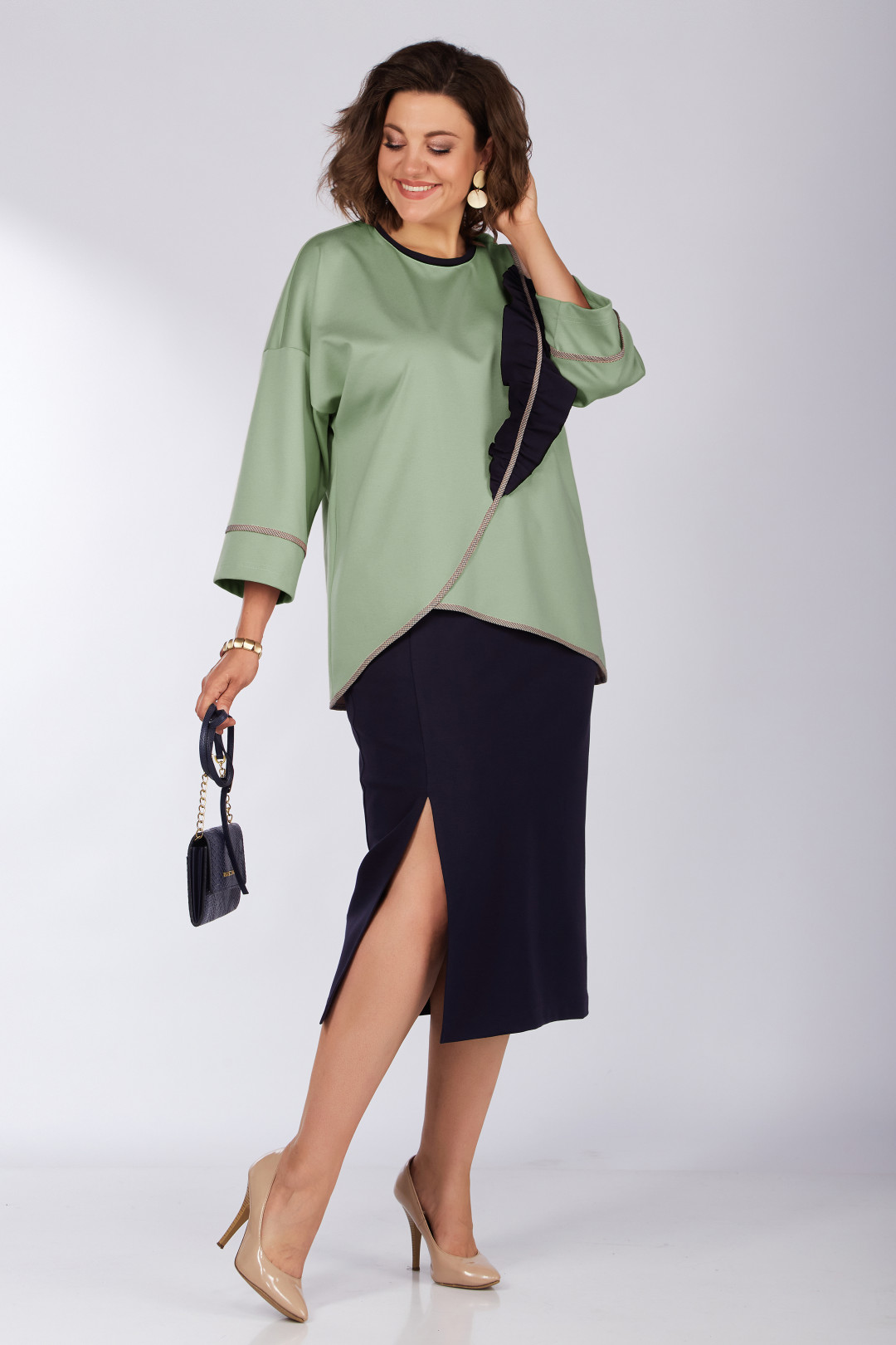 Костюм LadySecret 1631 синий+фисташка - фото 4