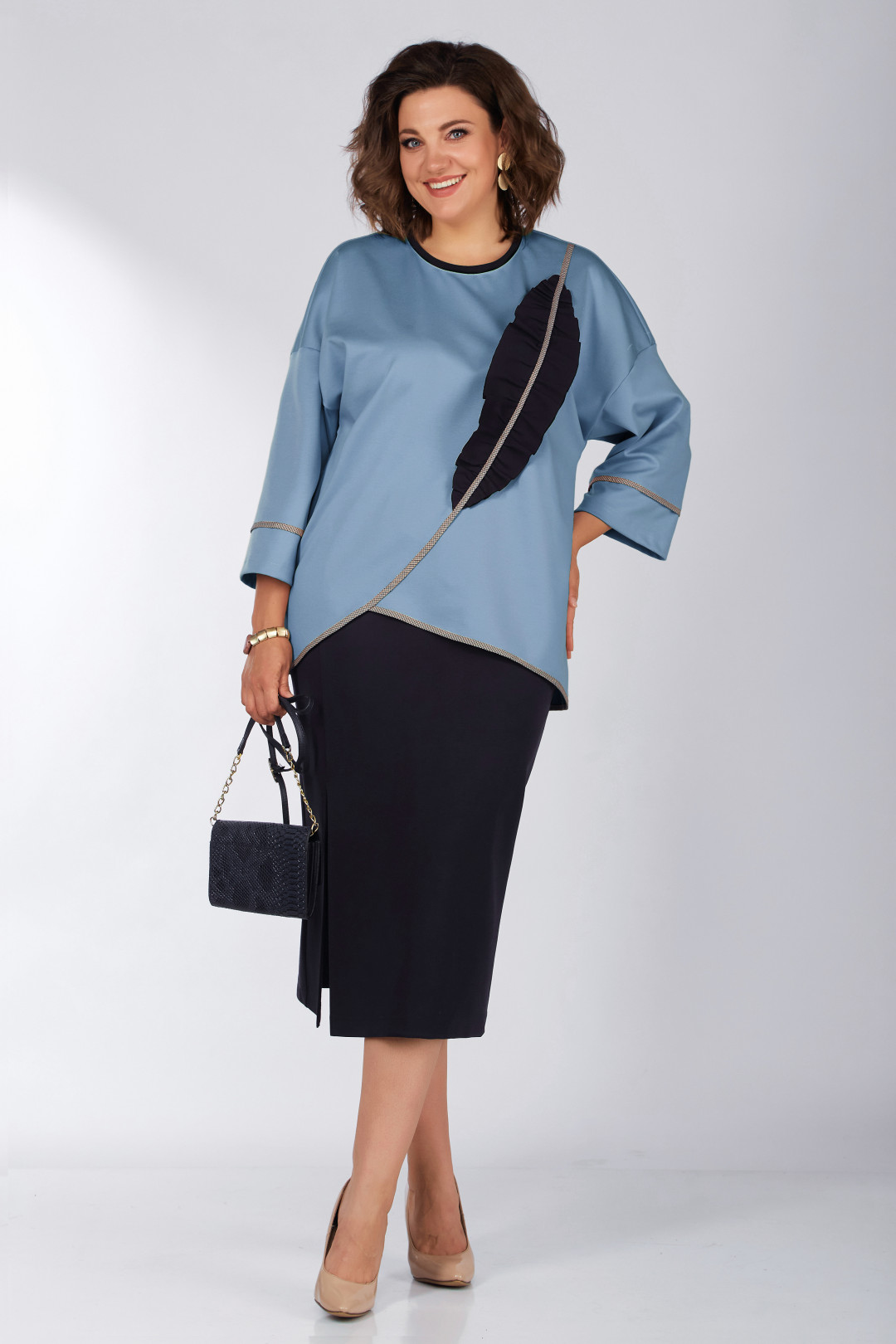 Костюм LadySecret 1631 синий+синие тона - фото 5