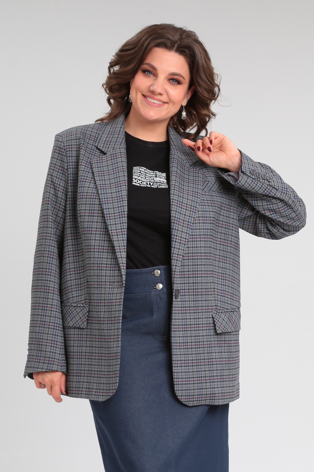 Костюм LadySecret 1641 синий+серый мультиколор - фото 4