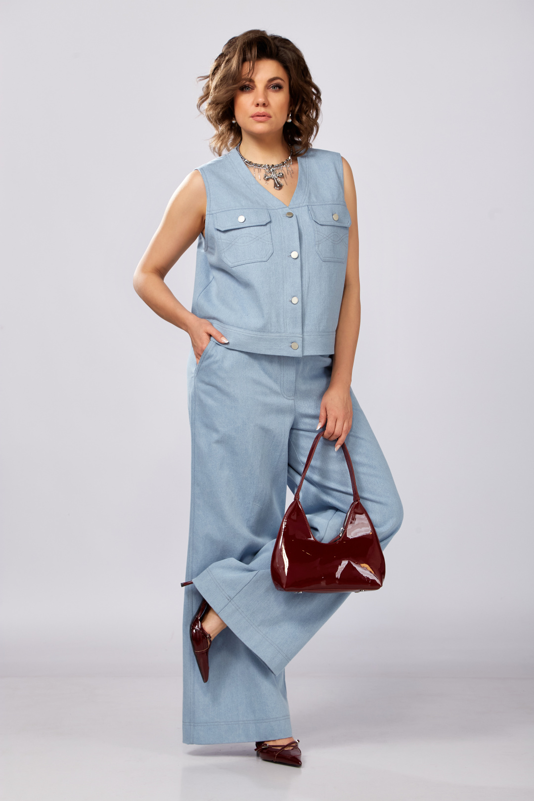 Костюм LadySecret 2993 белый + голубой