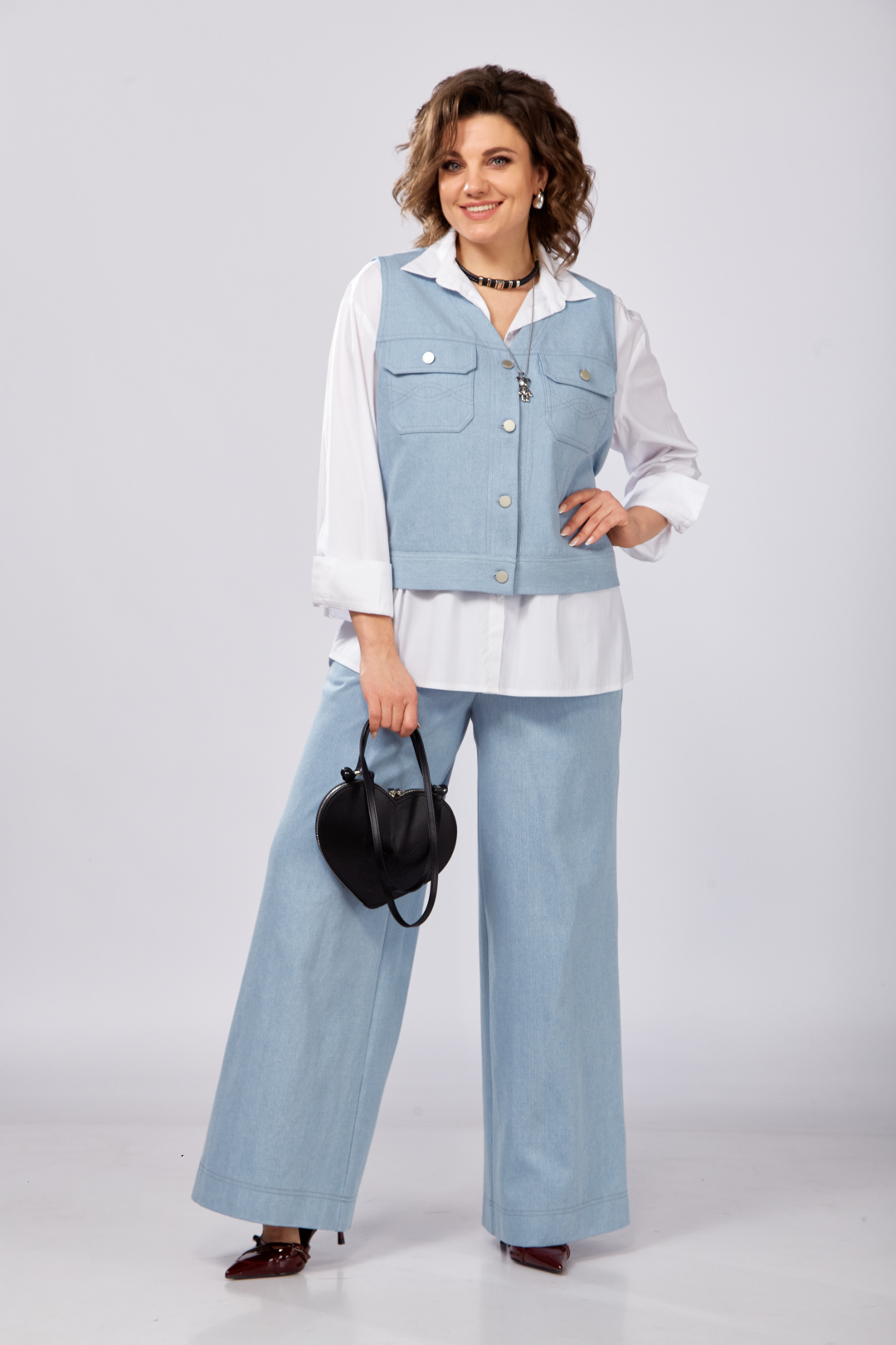 Костюм LadySecret 2993 белый + голубой