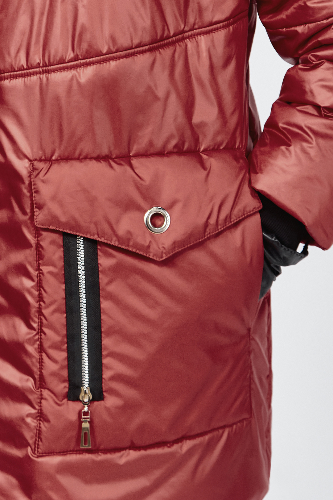 Куртка LadySecret 7298 рубиновый - фото 4