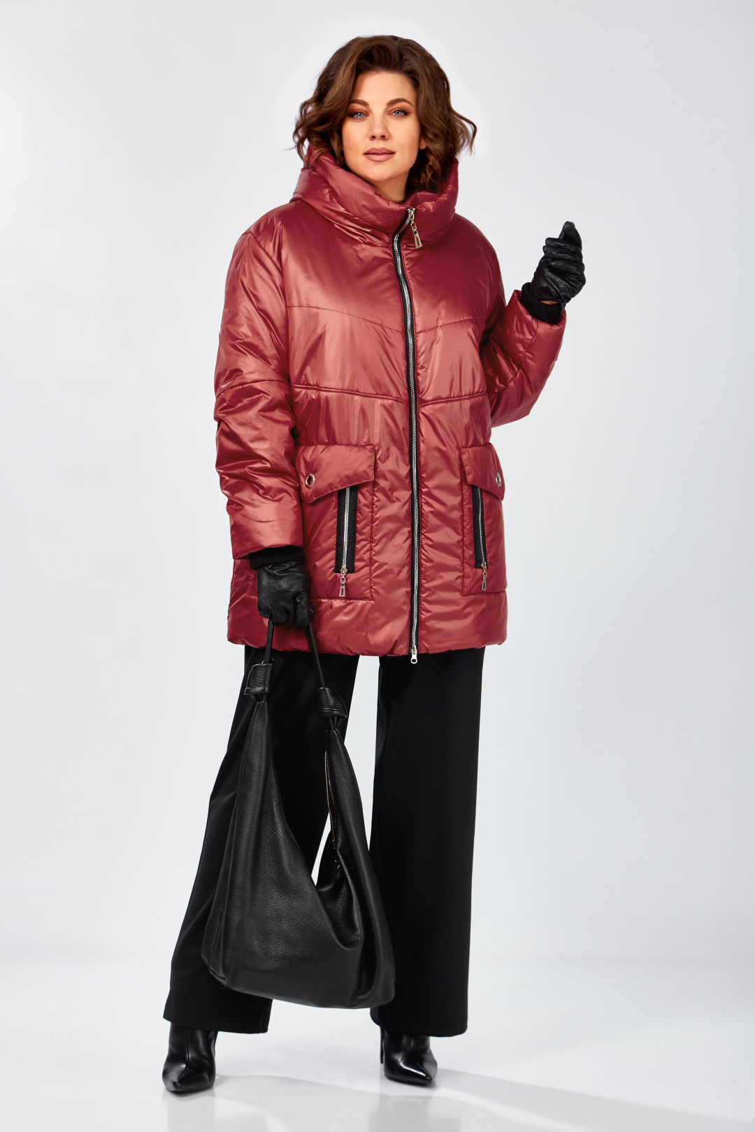 Куртка LadySecret 7298 рубиновый - фото 6