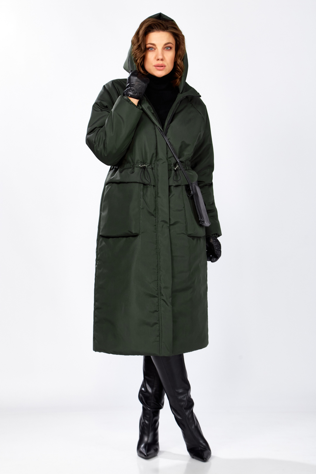 Пальто LadySecret 8295 платиново-зеленый - фото 1