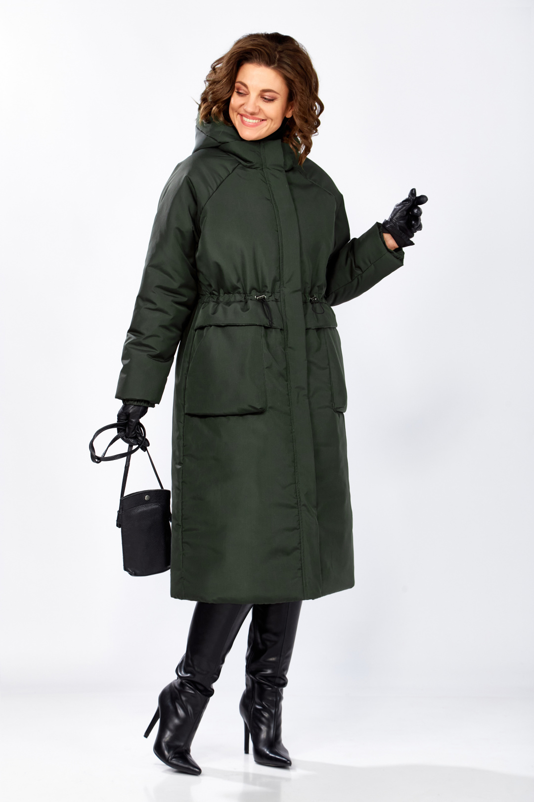 Пальто LadySecret 8295 платиново-зеленый