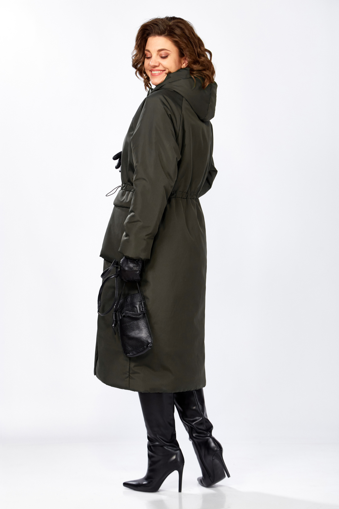 Пальто LadySecret 8295 хаки - фото 4