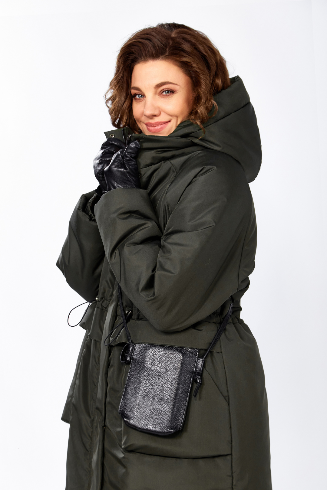 Пальто LadySecret 8295 хаки - фото 6